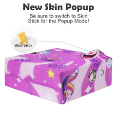 Migipaws PopSkin plush skin—soft surface inviting pounce play and observation.