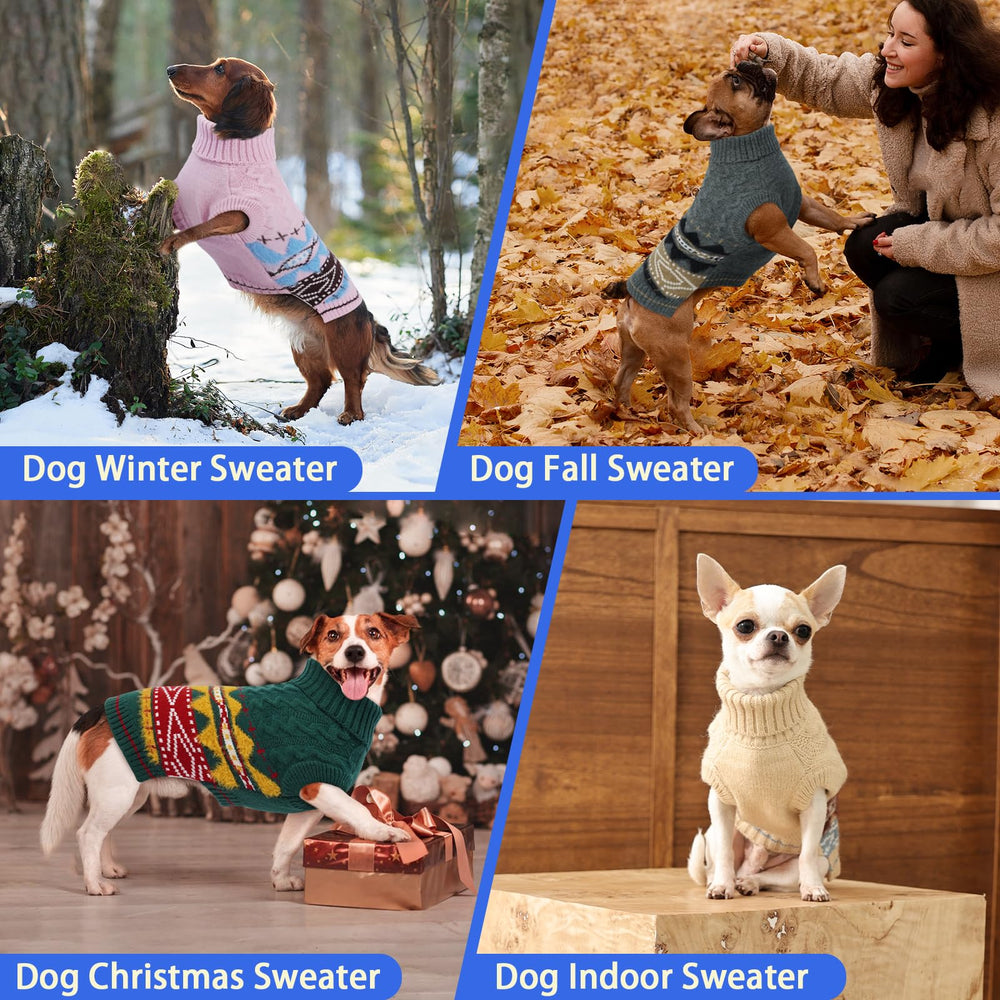 MIGOHI Classic dog sweater breathable-knit balances warmth with comfortable wear.