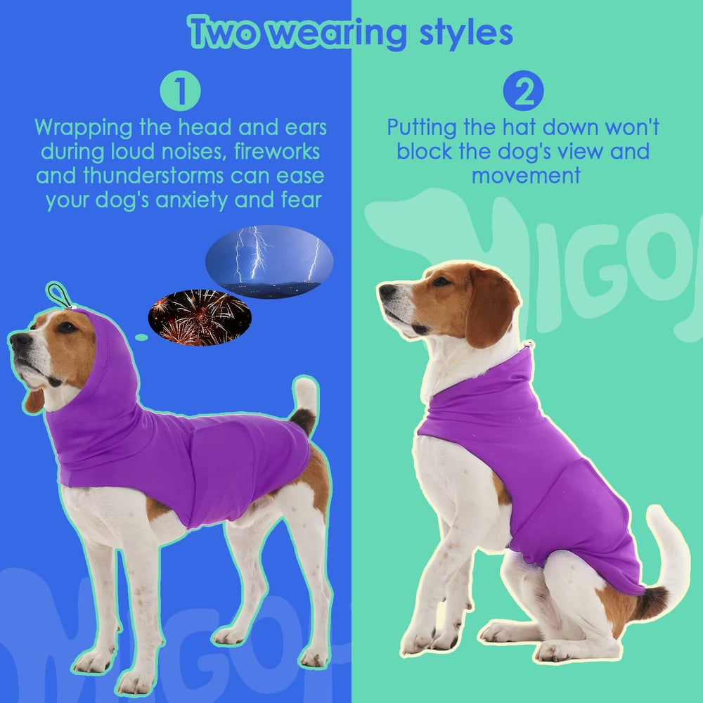 MIGOHI dog anxiety vest machine-washable for easy cleaning after adventures.