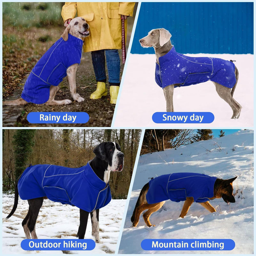 MIGOHI dog coat hiking-camping blue 2XL ready for outdoor adventure