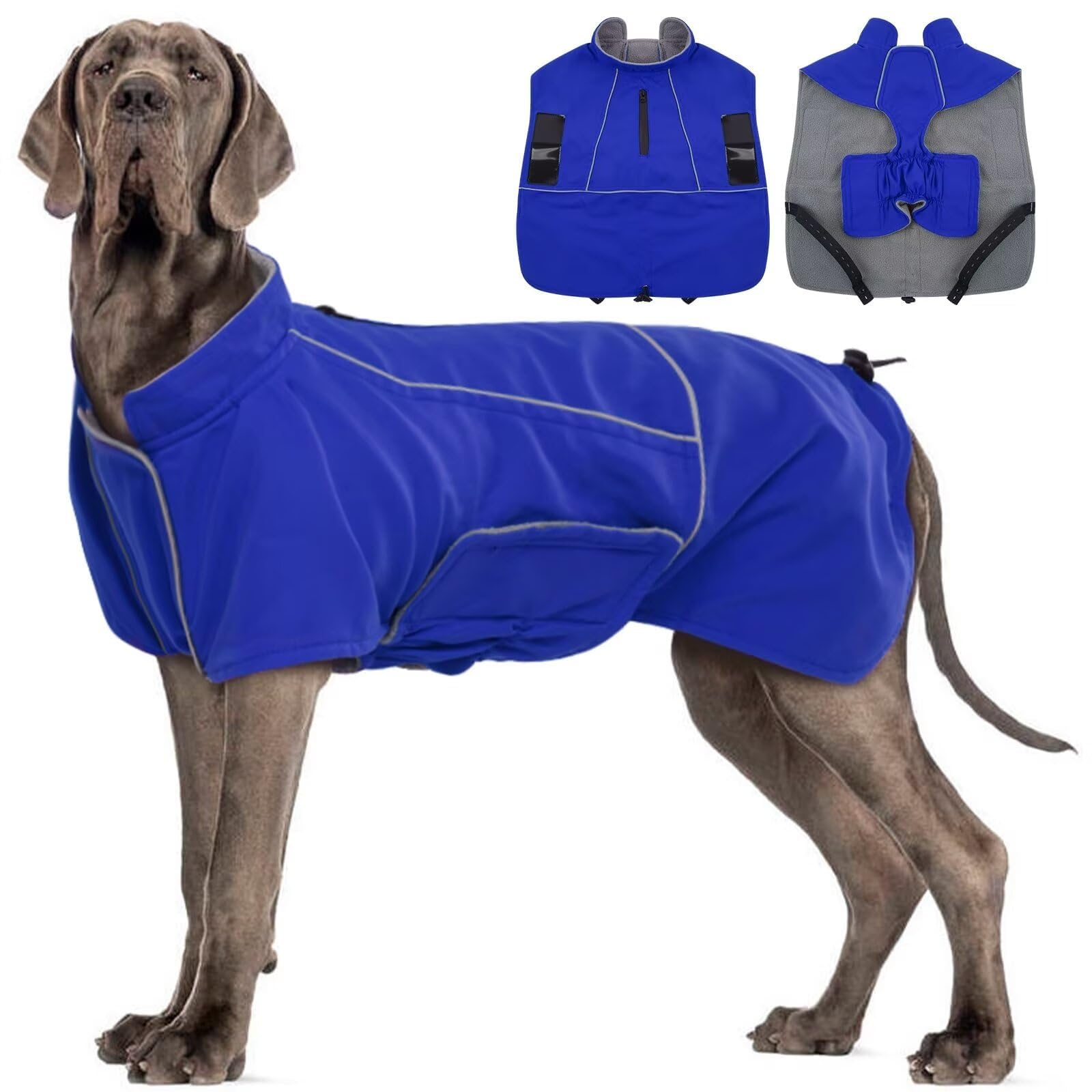 MIGOHI dog winter jacket waterproof keeps your pet dry on rainy walks.
