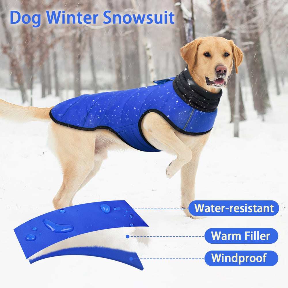 MIGOHI windproof-dog-jacket shields against gusts during winter strolls.