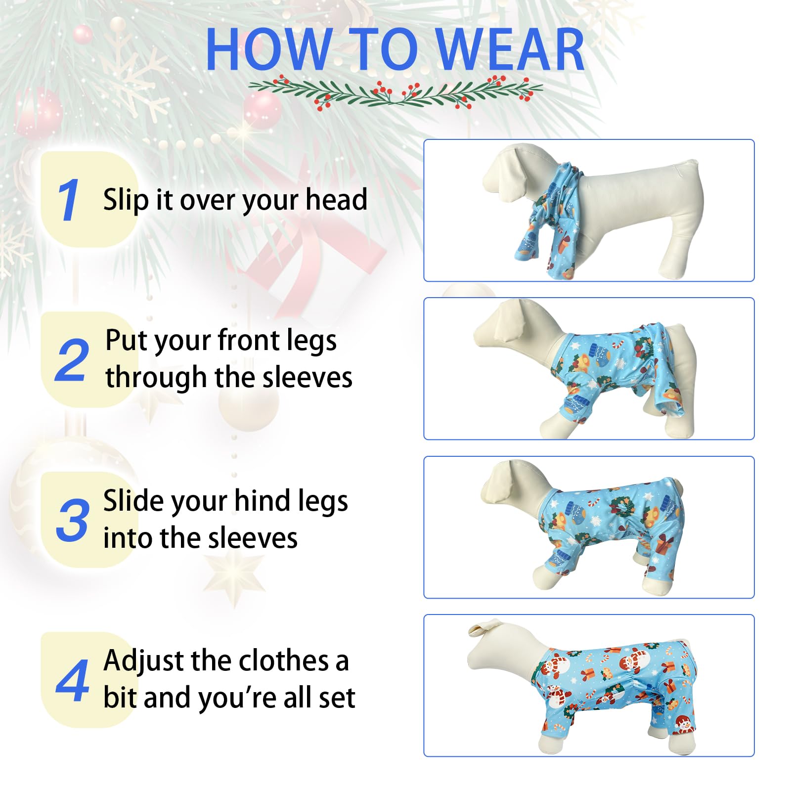 MIGOHI machine-washable dog pajamas simplify cleanup after playful sessions.