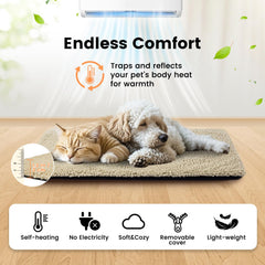 Miguel dog bed mat self-warming 42in crate usage provides a warm, secure space.