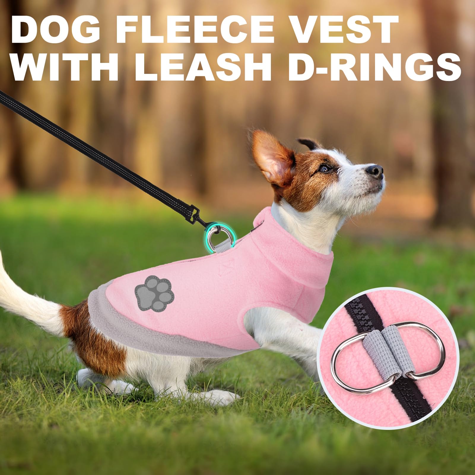 Mihachi pink walk-ready vest supports movement during play and travel