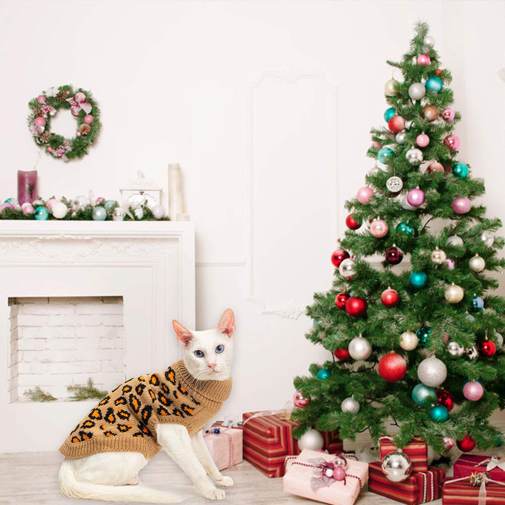 Mihachi leopard-pattern sweater offers stylish warmth for cold days