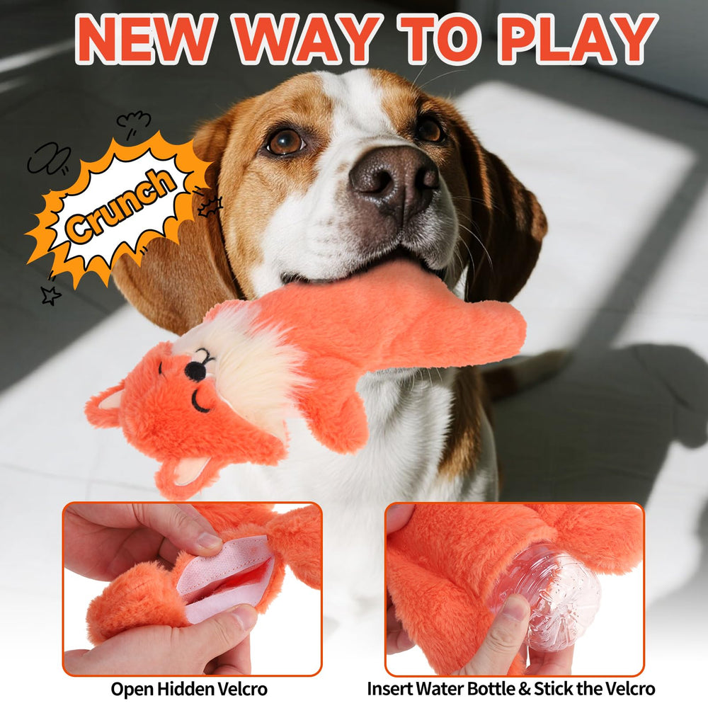 Mihachi No Stuffing Crinkle Raccoon Toy encouraging focused solo play