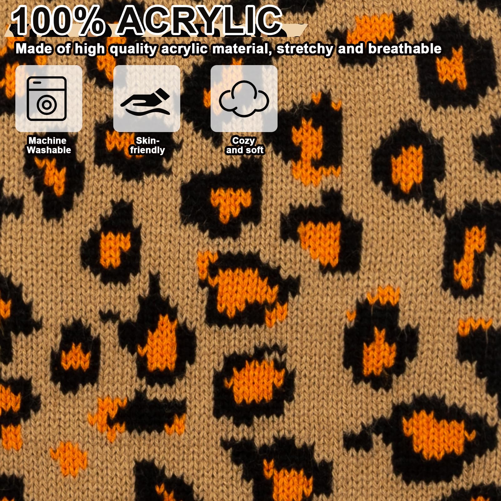 Mihachi brown knit sweater for puppies provides cozy warmth