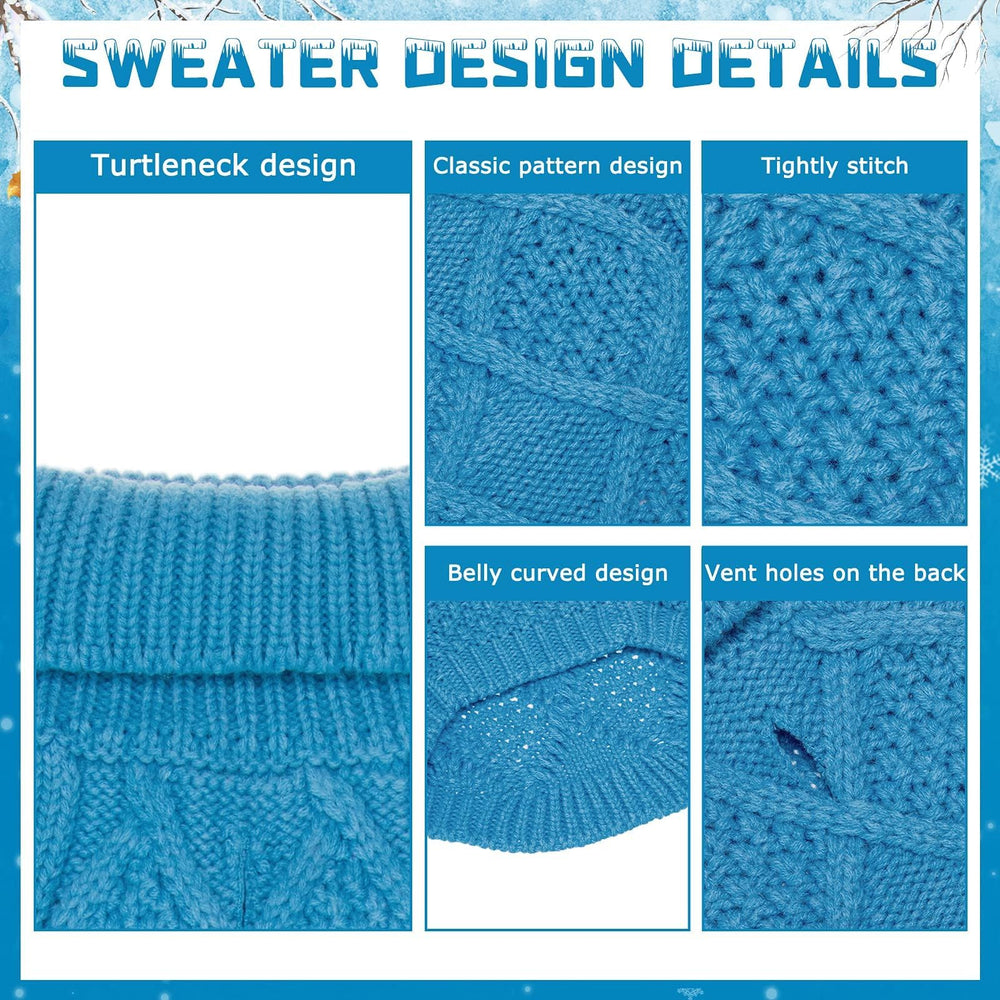 Mihachi turtleneck dog sweater forest green color demonstrates versatile winter style.