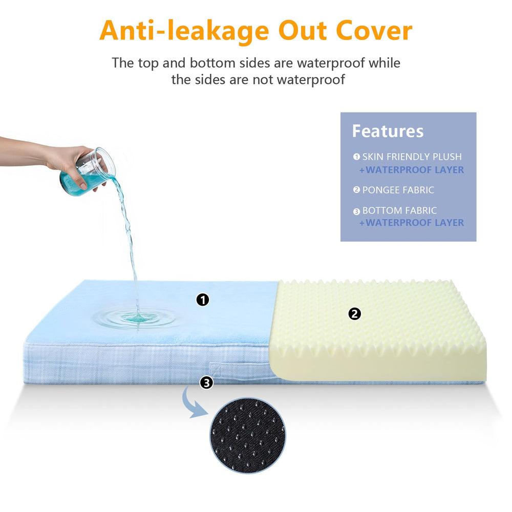 MIHIKK bed with machine-washable cover and durable zipper simplifies cleaning routines.
