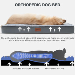 MIHIKK orthopedic egg-crate foam supports joints for comfortable lounging.