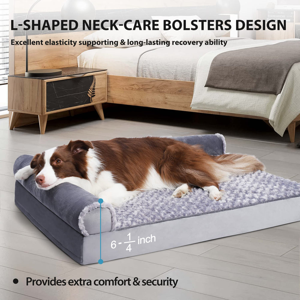 MIHIKK dog bed with waterproof layer detail keeps filling dry during spills