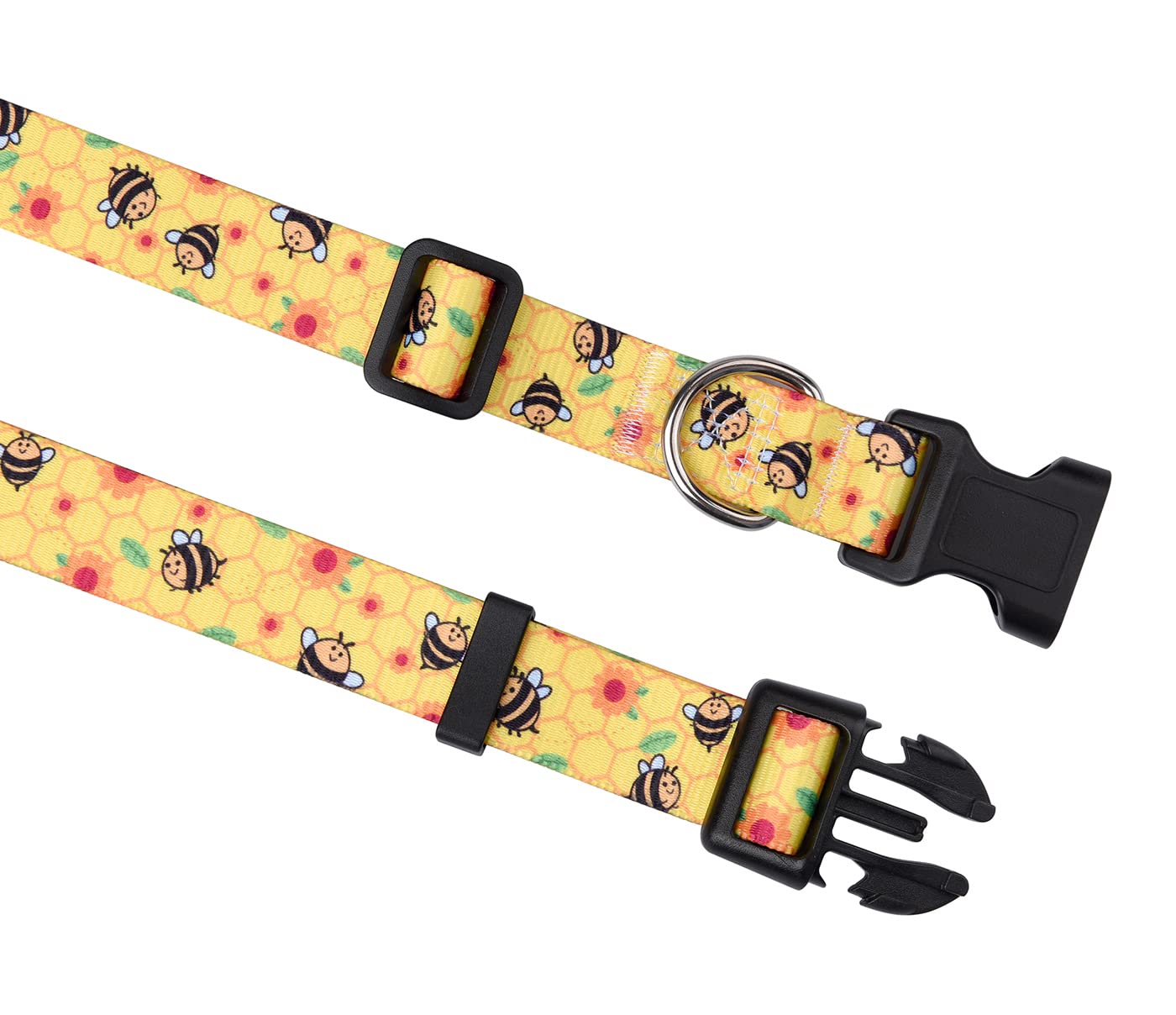 Mihqy dog collar bohemia floral design boosts fashionable outings.