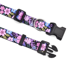Mihqy leash pink floral bohemia 4ft captures secure control during walks