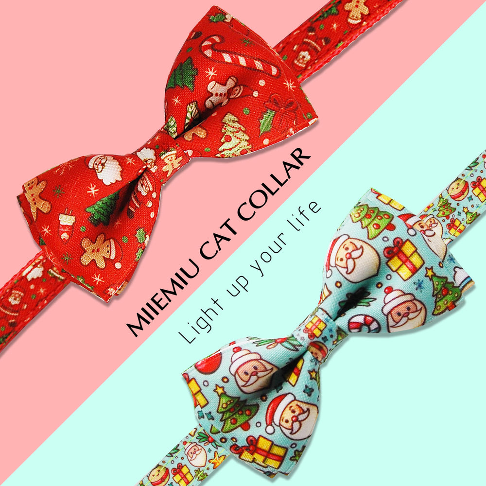 Miiemiu Christmas cat collar gingerbread design — charming detail and comfortable daily use