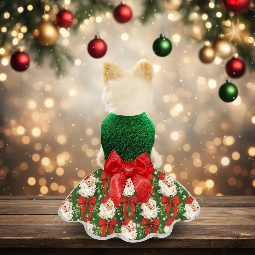 Miiemiu Christmas Dress features adjustable closures for quick, secure dressing.
