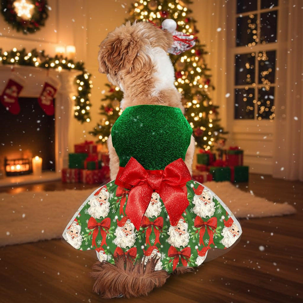 Miiemiu Christmas Dress uses soft materials for comfortable all-day wear.