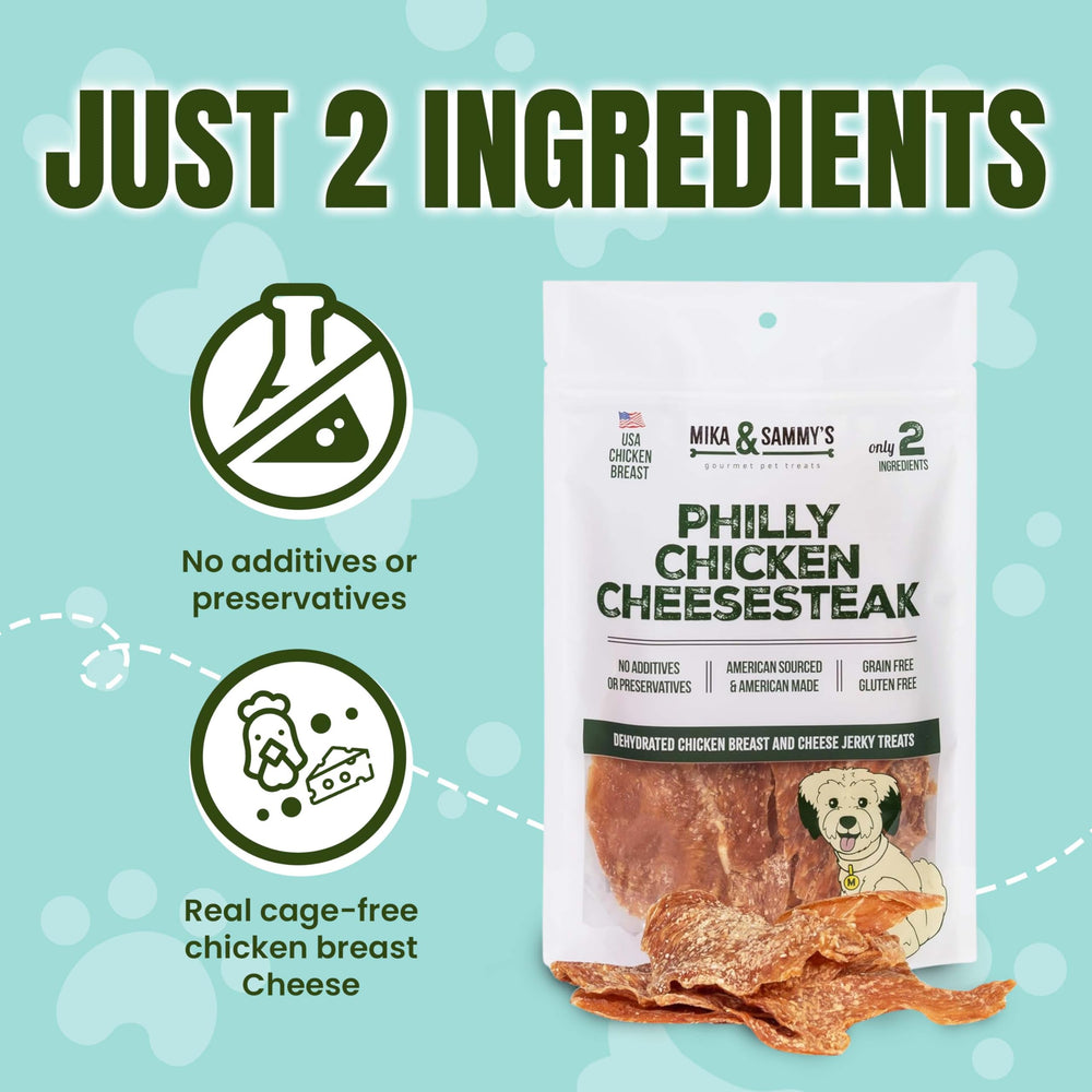Mika & Sammy's gluten-free label highlights easy digestion.