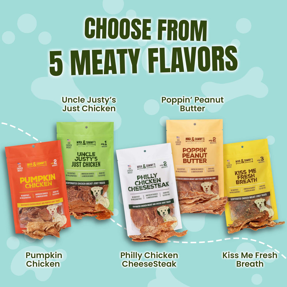 Single-ingredient chicken indicates a simple diet option for dogs.