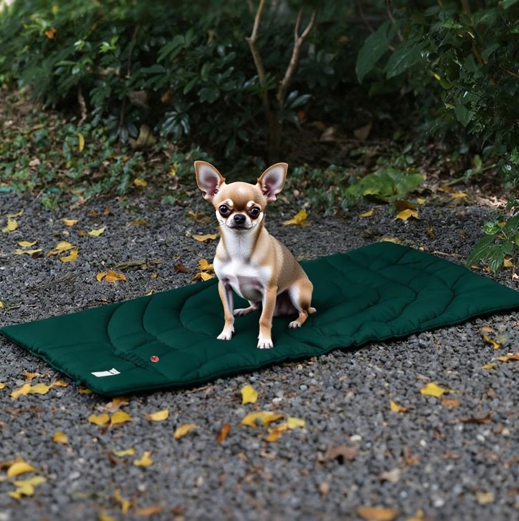 MikooMikoo Dog Travel Mat bullseye pattern guides training rests.