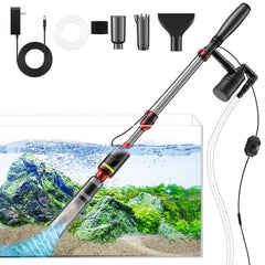 Mildhug fish tank cleaner assembled for quick maintenance and gravel cleaning