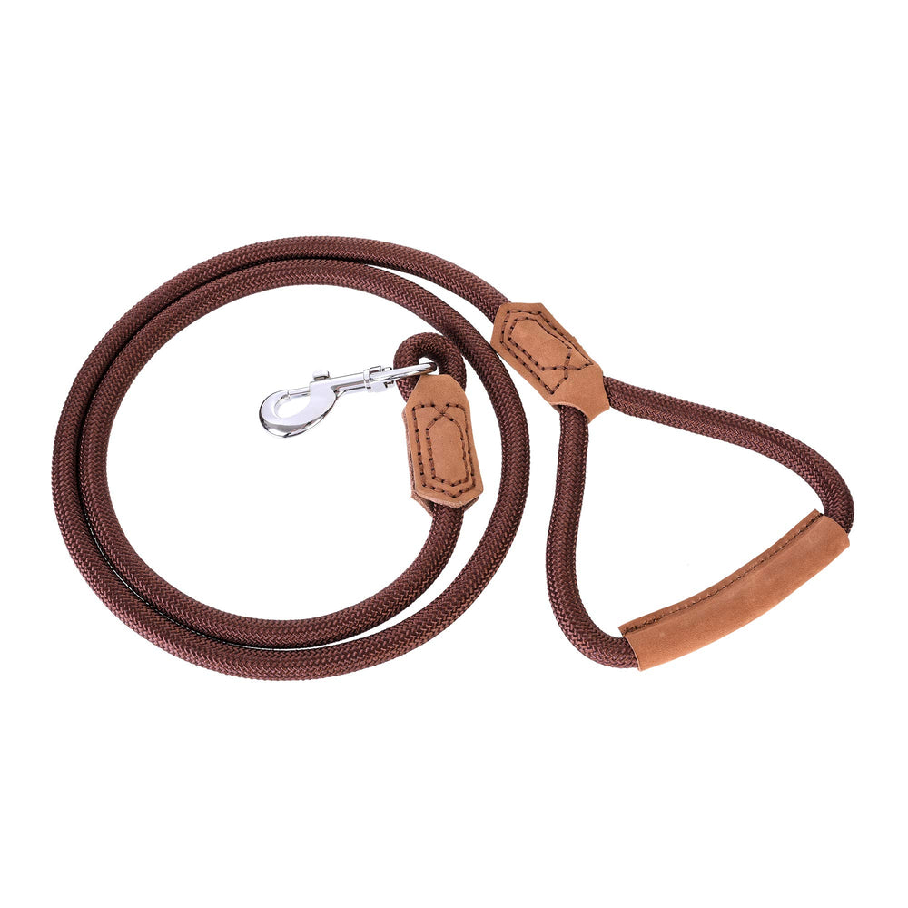 Mile High Life dark brown 4ft leash suitable for training and daily walks
