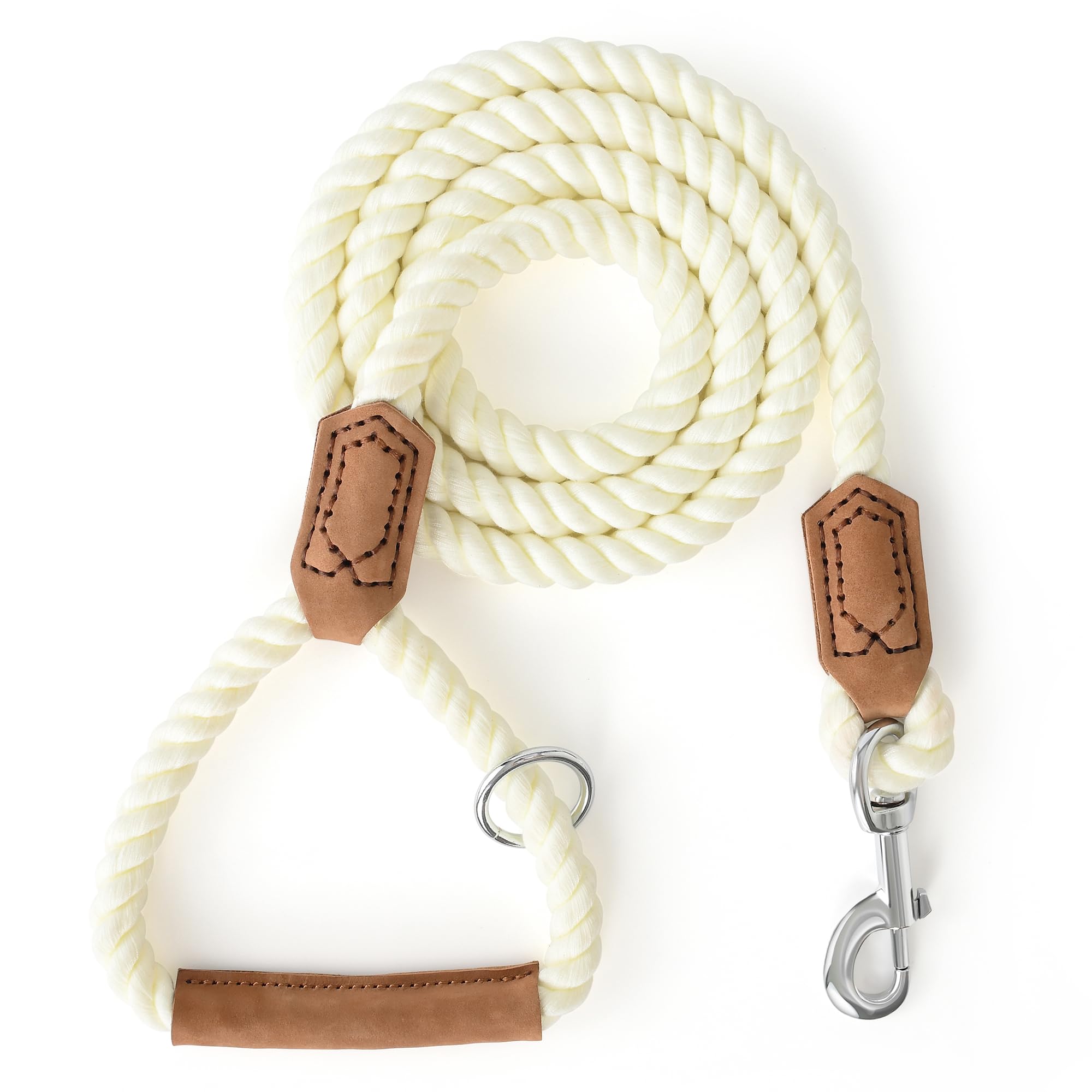 Mile High Life dog leash braided cotton rope for soft grip and reliable daily walks