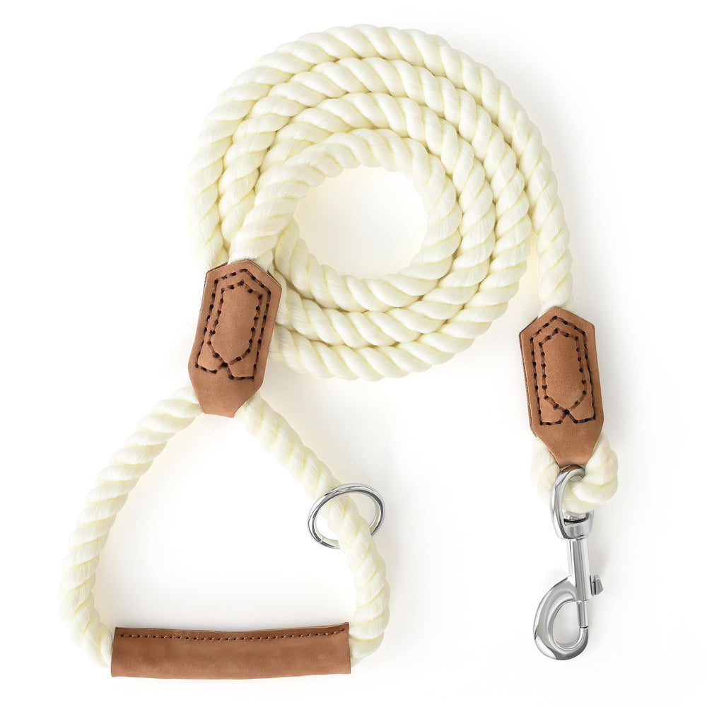 Mile High Life dog leash braided cotton rope for soft grip and reliable daily walks