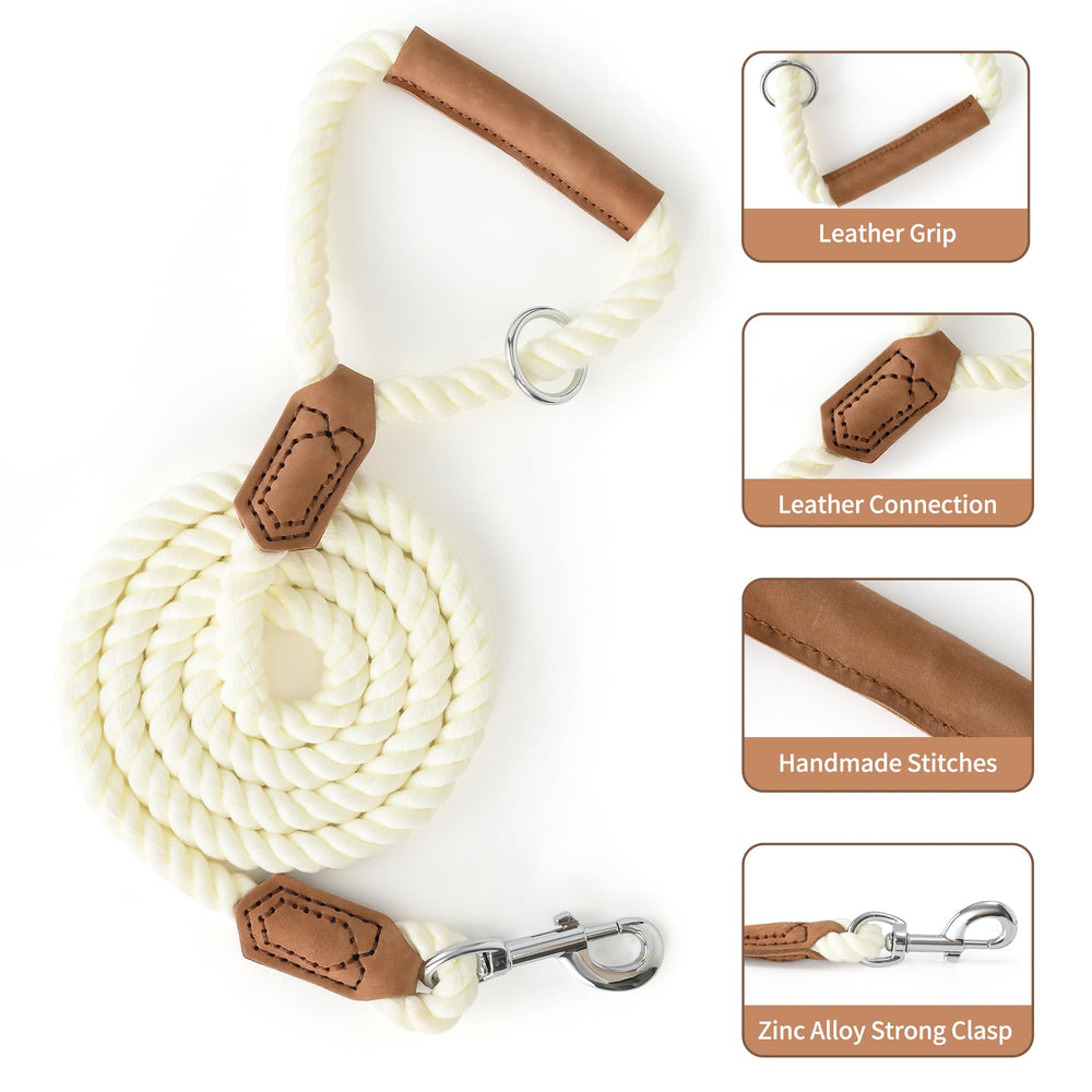 Mile High Life half-inch thick leash suits medium to large dogs for steady control