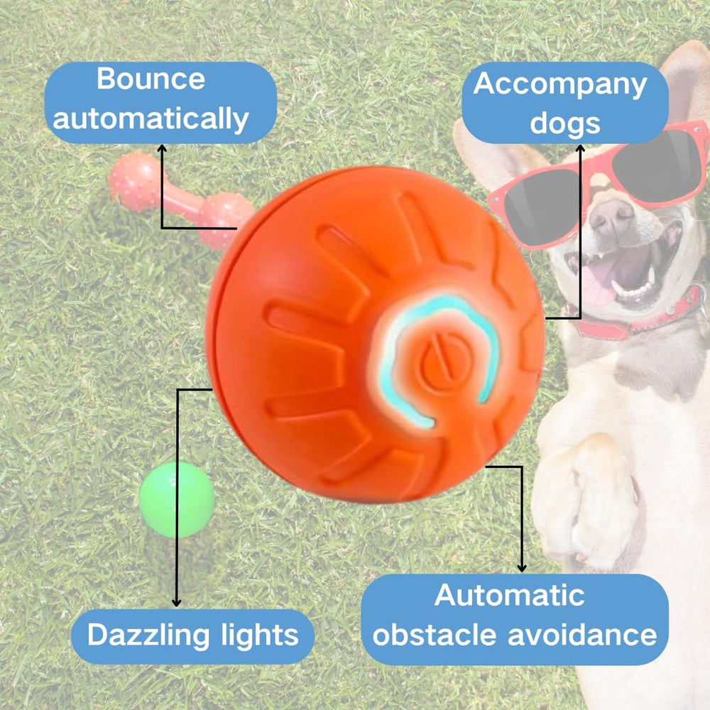 MILEDY Shaky Ball Blue Dog Toy highly visible indoors for energetic sessions