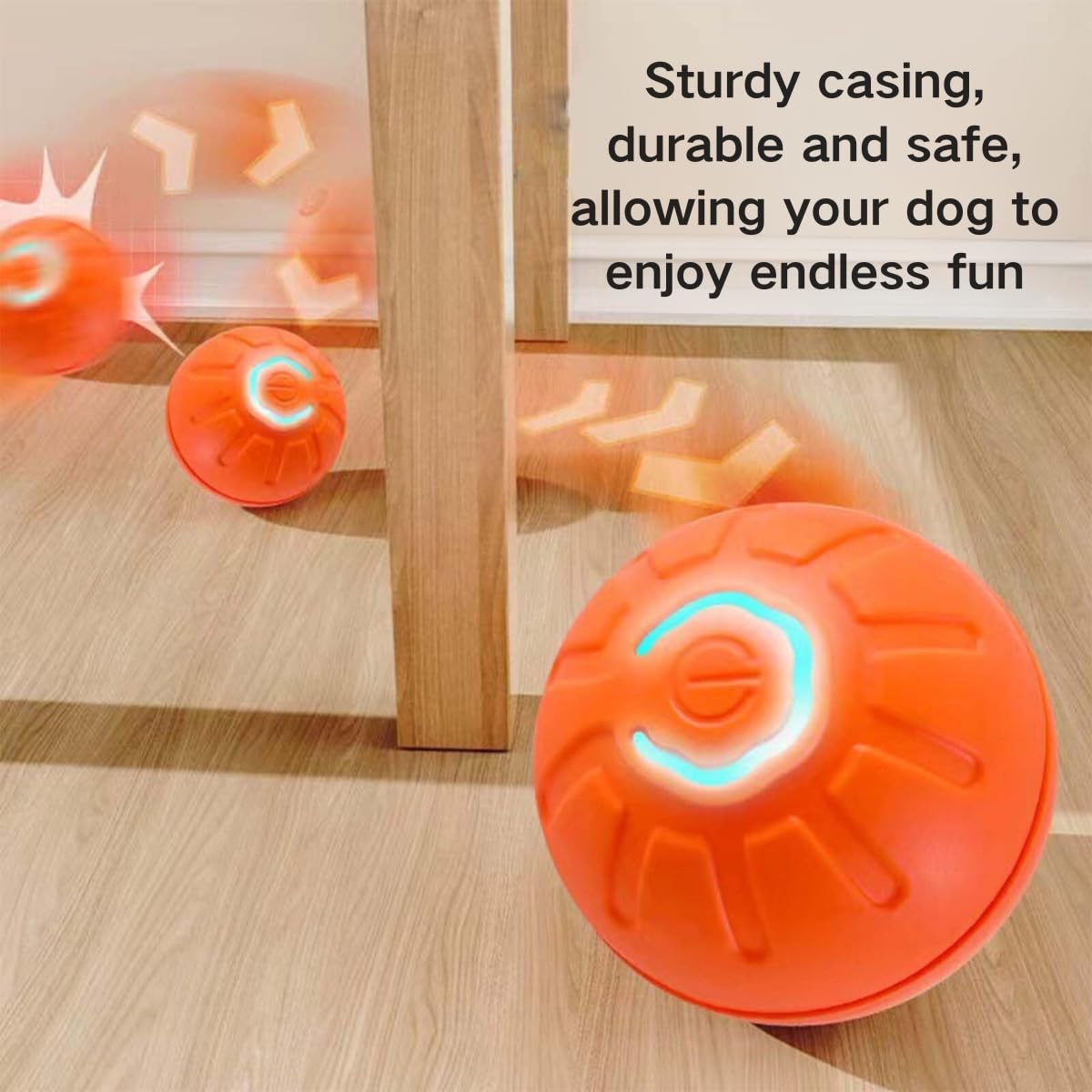 MILEDY Shaky Ball Durable Shell withstands rough play and chews