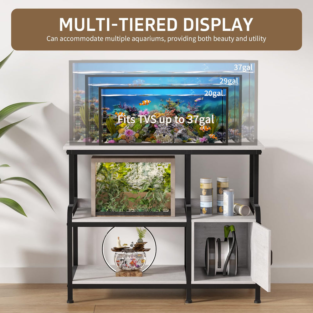 MILEFA stand dimension reference shows 36.8 by 15.7 by 31.5 inches