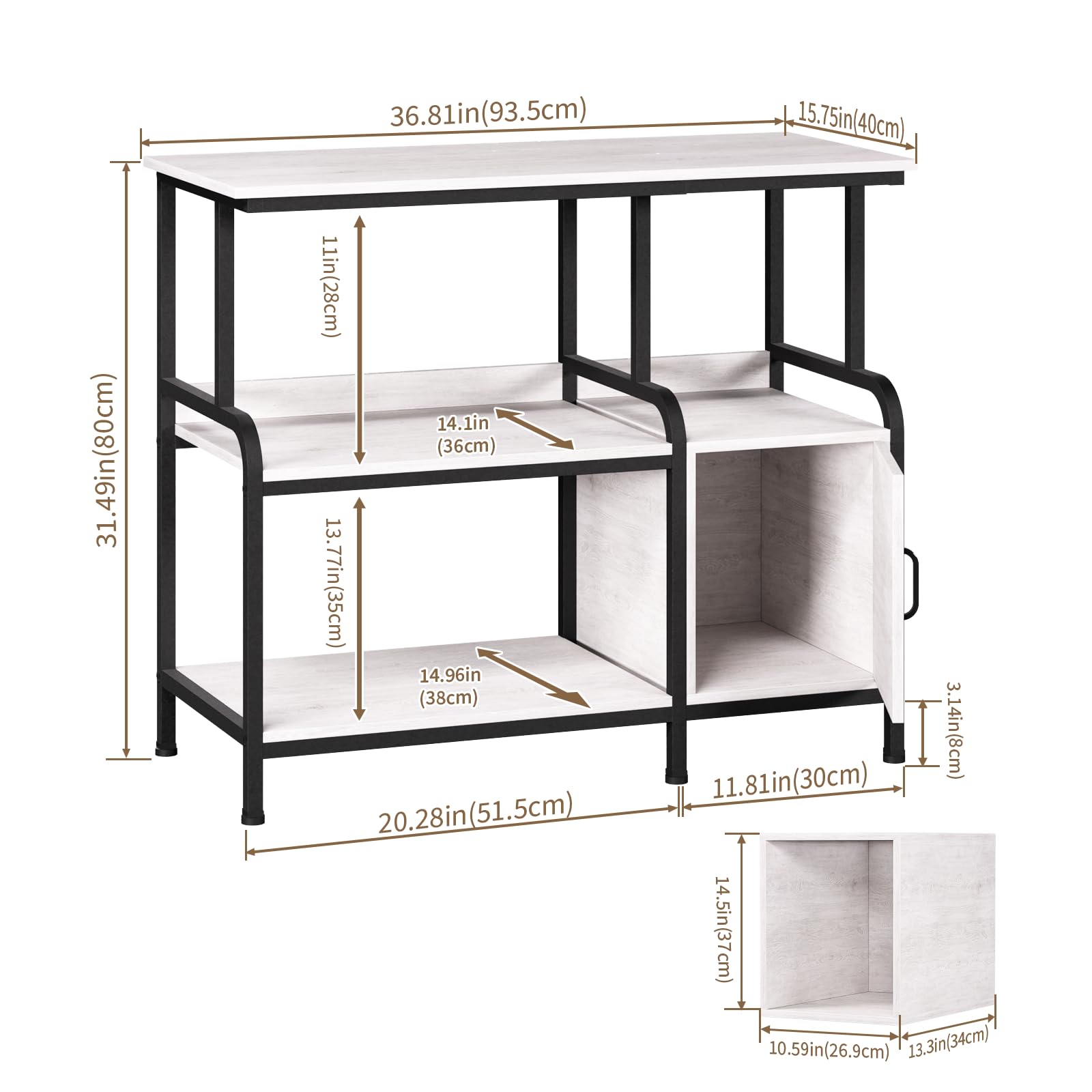 MILEFA stand three-level storage open-drawer emphasizes organized feeding gear and equipment