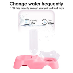 MILIFUN automatic water dispenser keeps water fresh for pets when you're away
