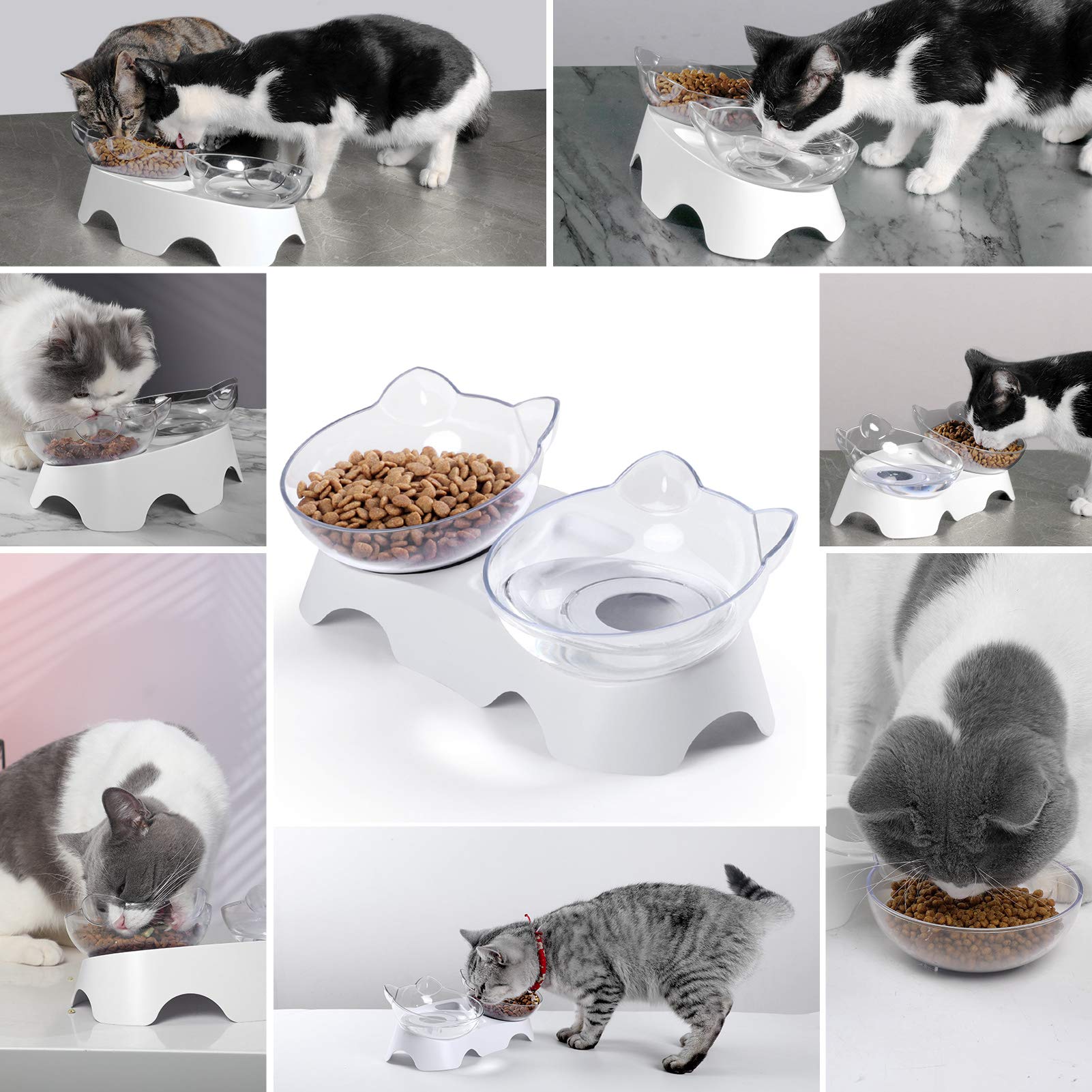 MILIFUN cat bowls 90-day warranty signals reliable support.