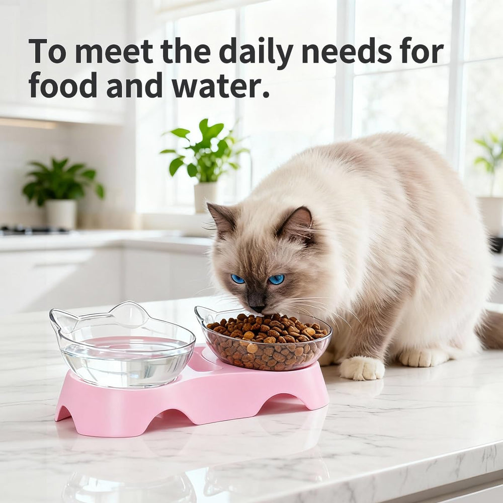 MILIFUN cat bowls pink packaging makes a gift for pet lovers.