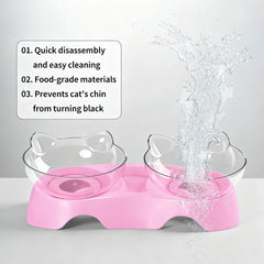 MILIFUN cat bowls suitable for kittens and small pets.