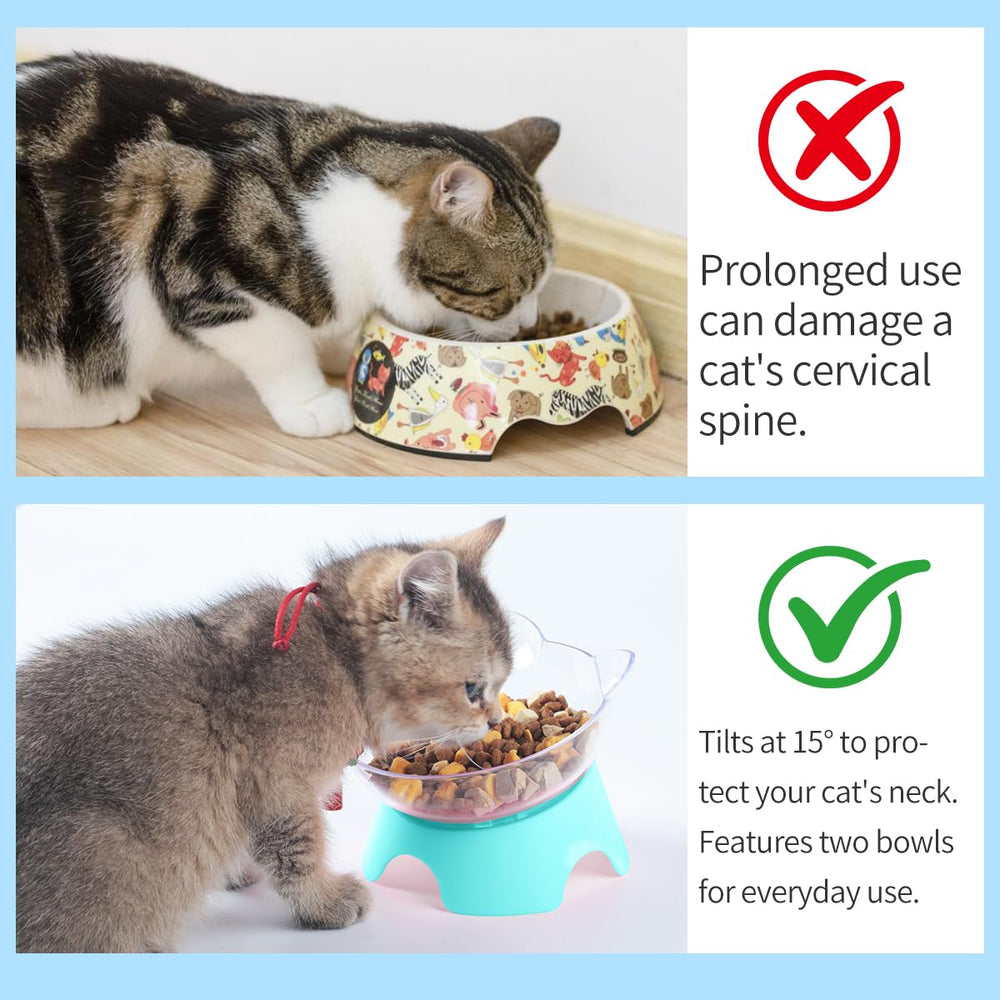 MILIFUN cat dish suitable for wet food treats and soft meals