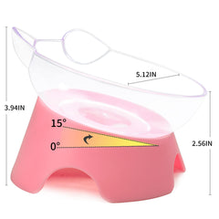MILIFUN elevated cat dish design highlights ergonomic height for pets.