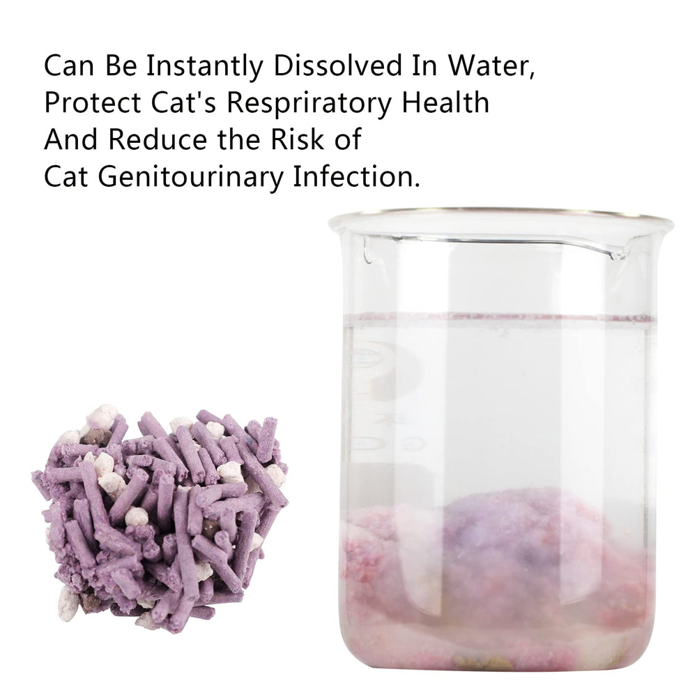 MILIFUN Tofu Cat Litter dust-free formula minimizes tracking.