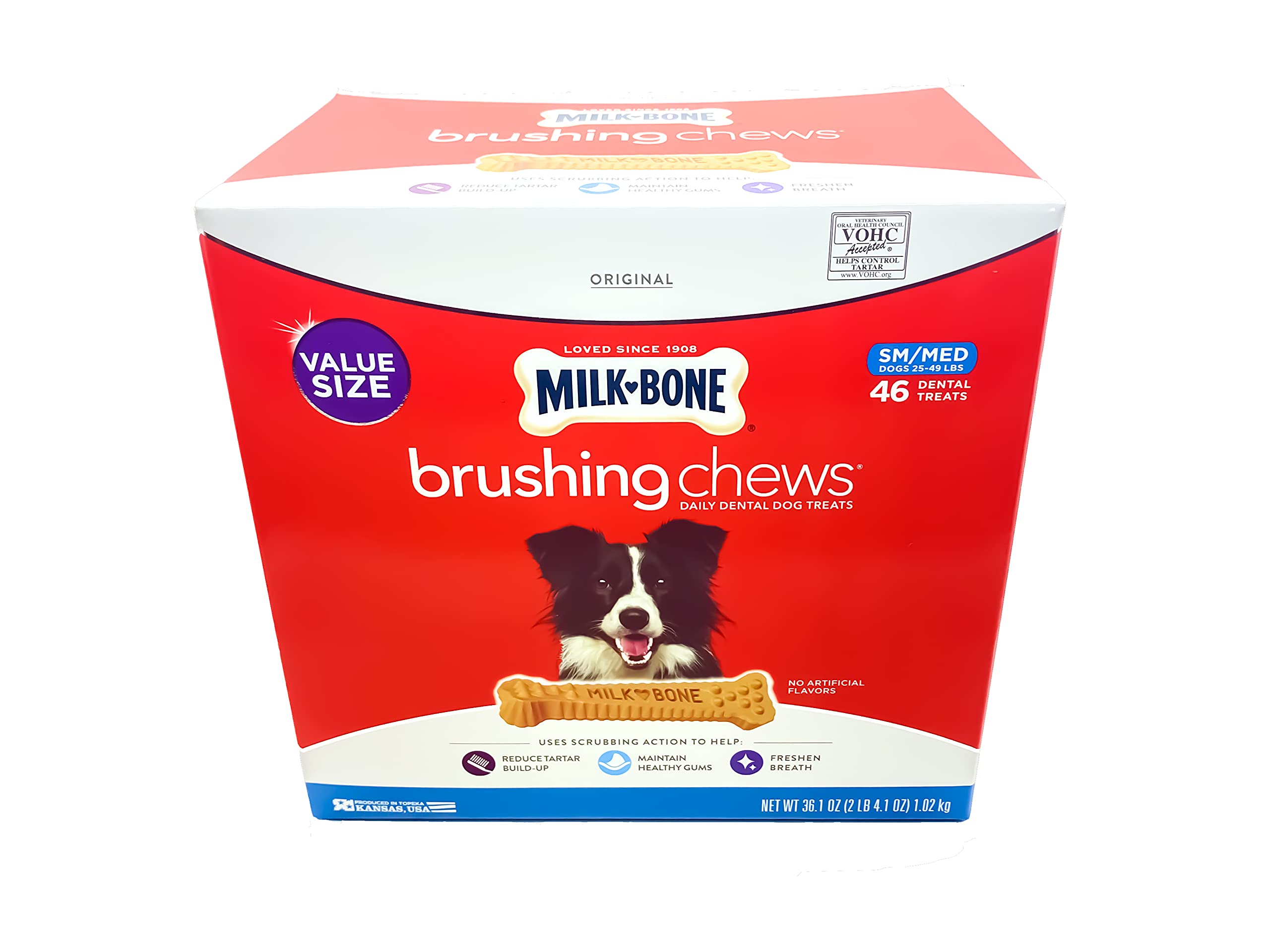 Milk-Bone Brushing Chews 46-bone bundle for ongoing daily dental support