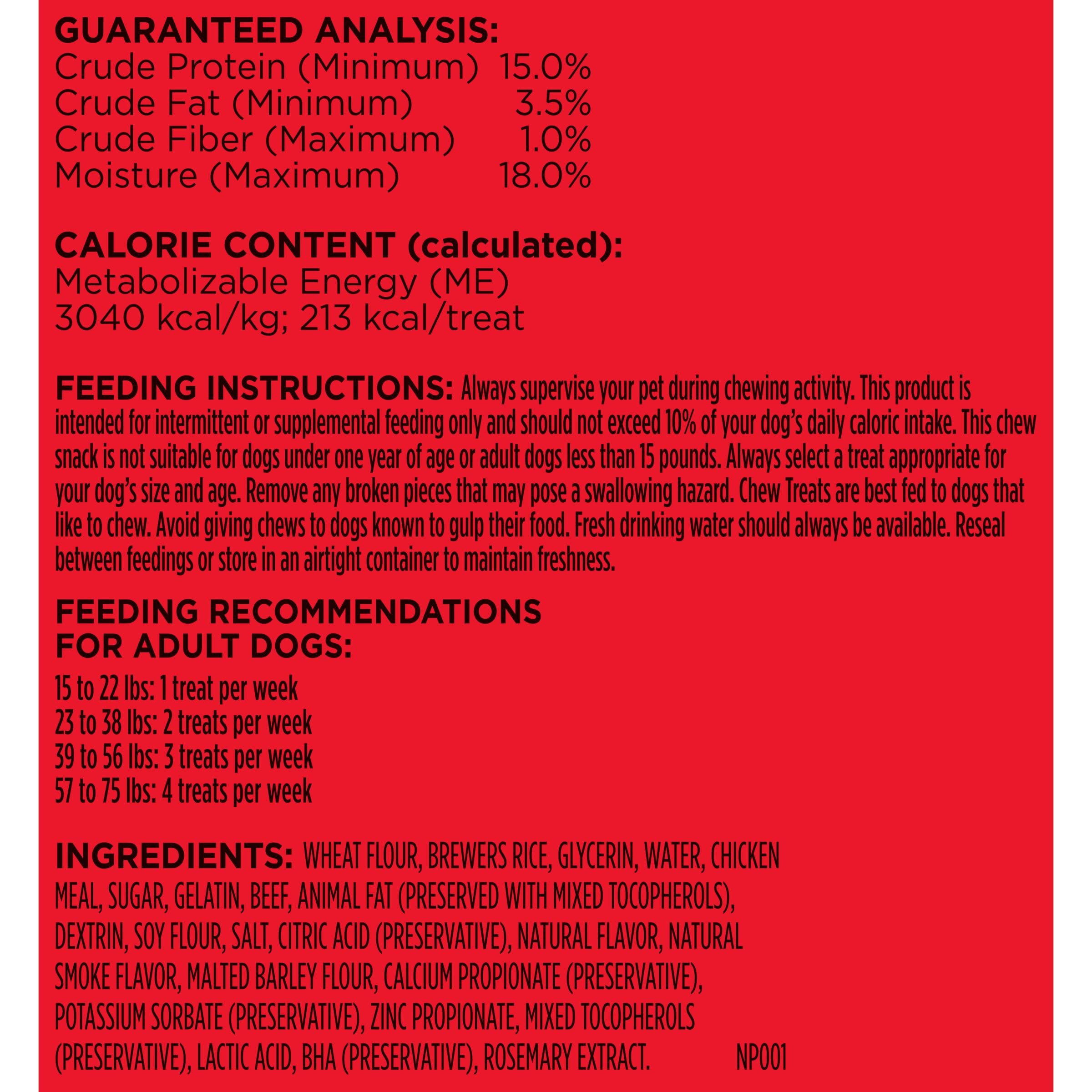 Milk-Bone Comfort Chews no artificial flavors label builds trust