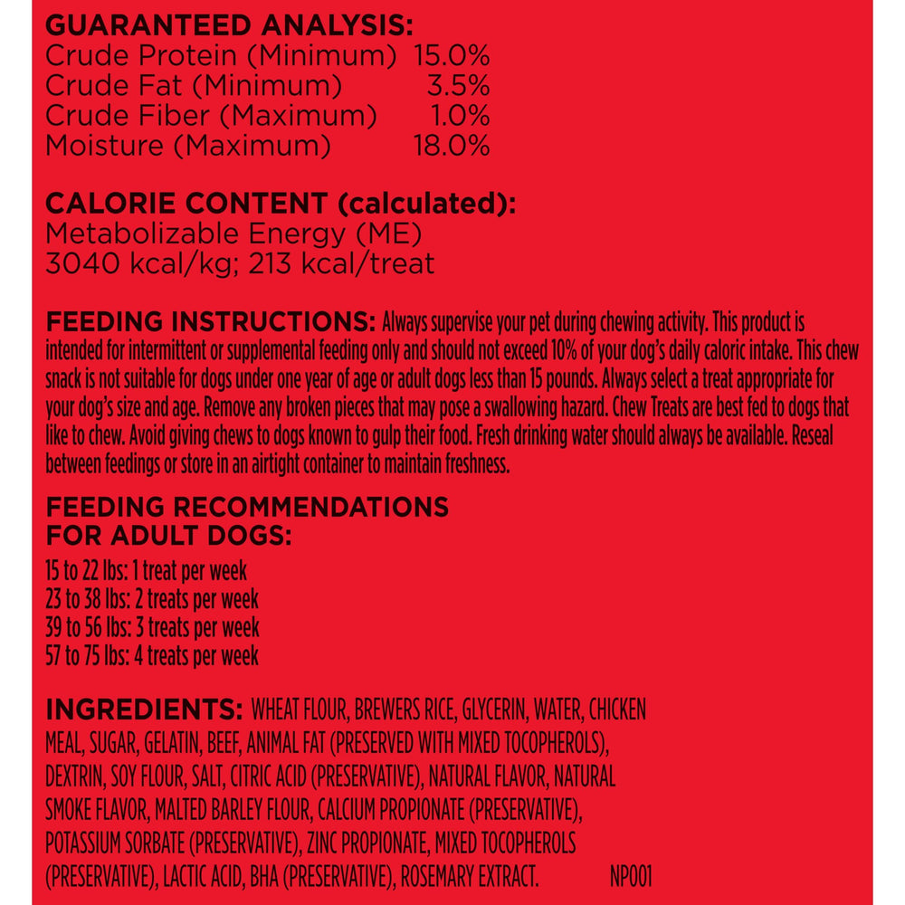 Milk-Bone Comfort Chews no artificial flavors label builds trust