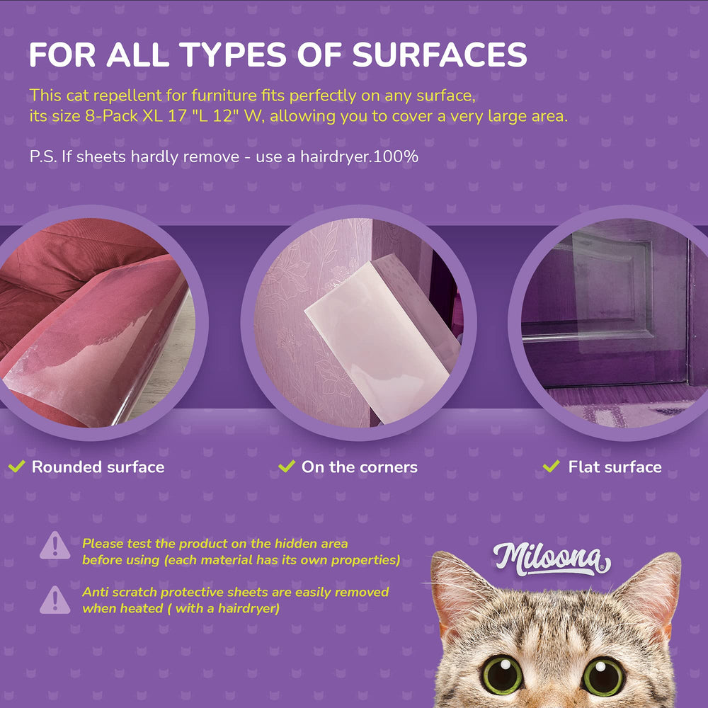 Miloona pet-safe protector is non-toxic and furniture-friendly.