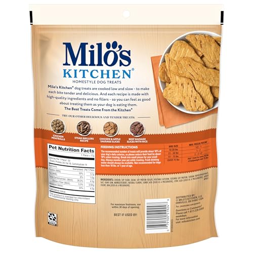 Milo's Kitchen chicken jerky strip no artificial flavors or fillers emphasizes clean ingredients