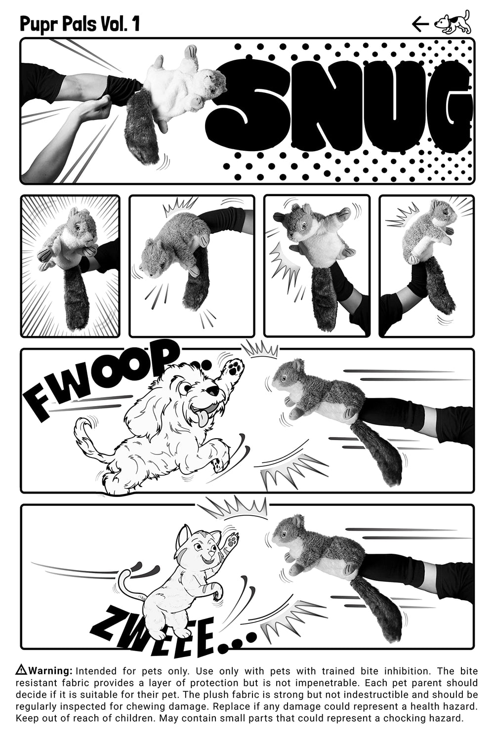 Milunova Pupr Pals bonding and training for home play