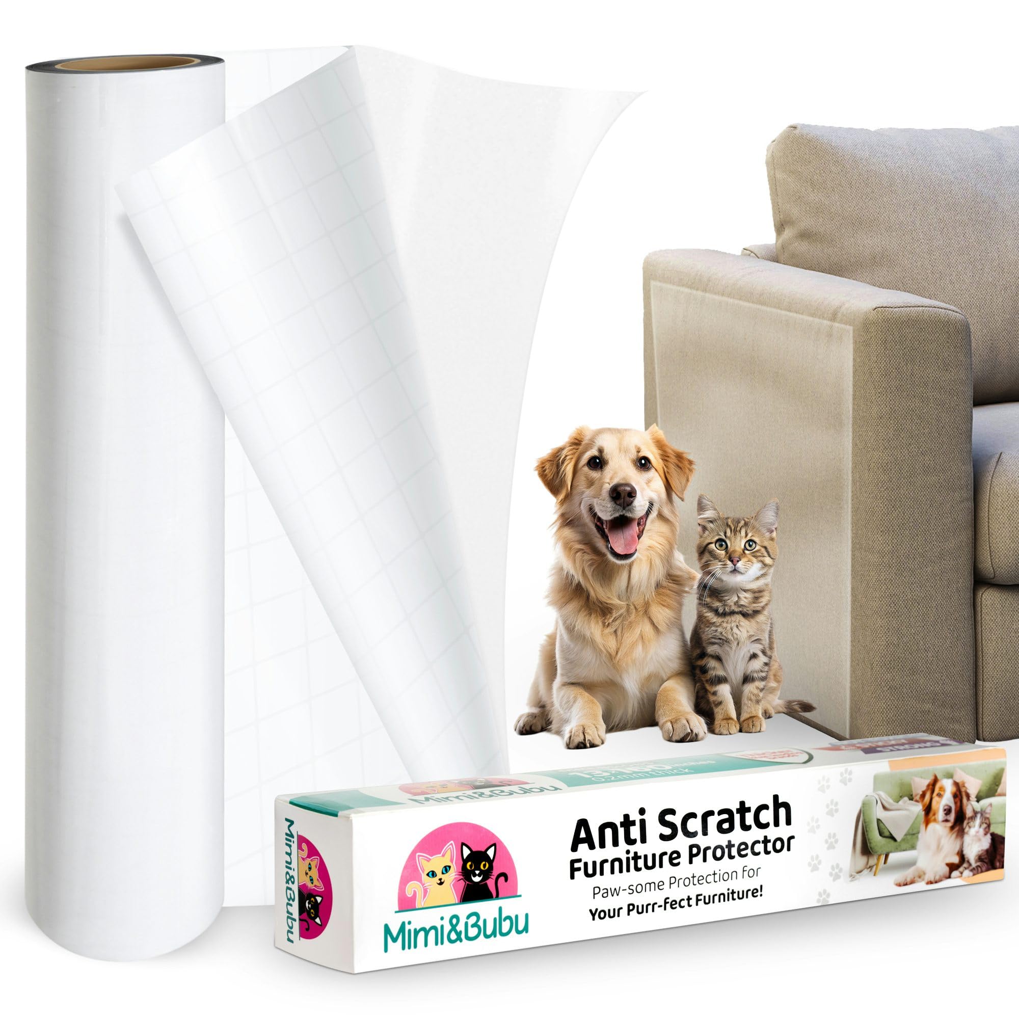 Mimi&Bubu protects couches, chairs, beds, and doors from pet scratches.