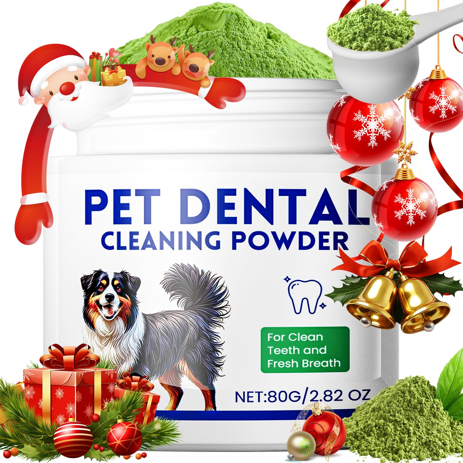 Mimo Style meat-flavored powder offers tasty routine that dogs enjoy.