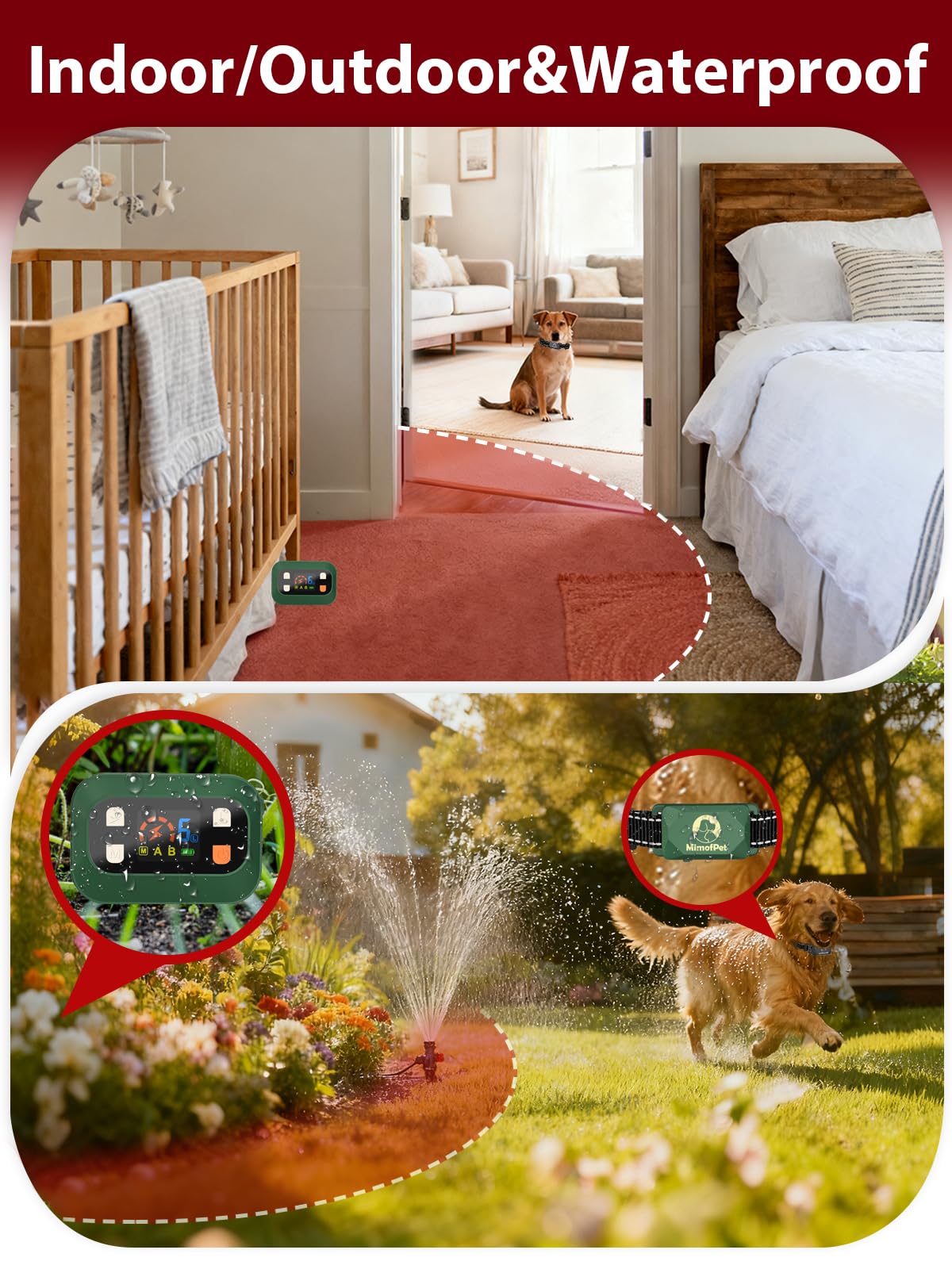MIMOFPET barrier correction settings show beep and 6 static levels