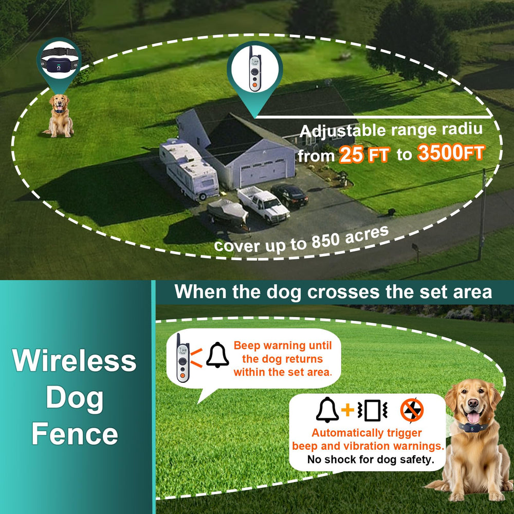 MIMOFPET dog training collar remote enables effective indoor/outdoor training with safe levels.
